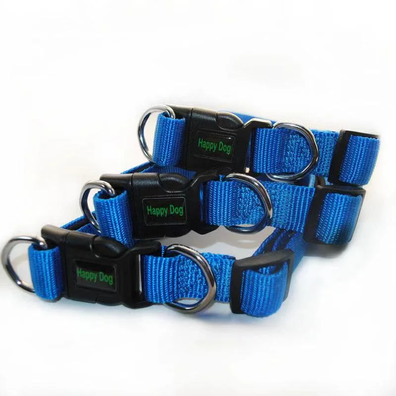 ISO Approved Factory Offered Heavy Duty Collar Leash Sets for Large Dogs with Two D-Rings